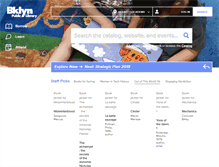 Tablet Screenshot of bklynlibrary.org